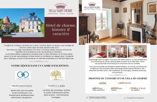 La Trimouille Hotel | VILLA SAINT PIERRE
