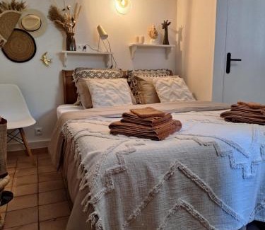 Le Thoronet Bed & Breakfast | Villa Sisyphe chambre"la jeanette"