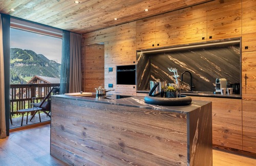 Selva di Val Gardena Apartment | Villa Sofia Apartment 'A' with Mountain View, Balcony and Wi-Fi