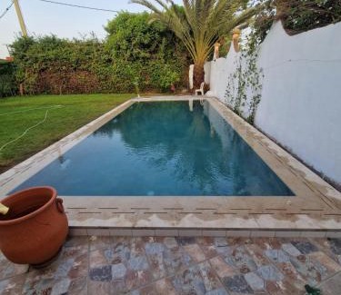 Nouaceur House | Villa spacieuse avec piscine proche aéroport Mohamed V