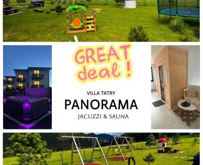 Pavcina Lehota Apartment | Villa Tatry Panorama JACUZZI & SAUNA