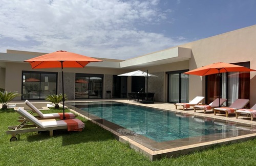 El Aggada Villa | Villa The Level Avec Piscine et Jacuzzi
