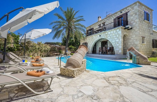 Peristerona Villa | Villa Triteos - 3 bed, 3 bath Stone built villa with private pool in Amazing Setting