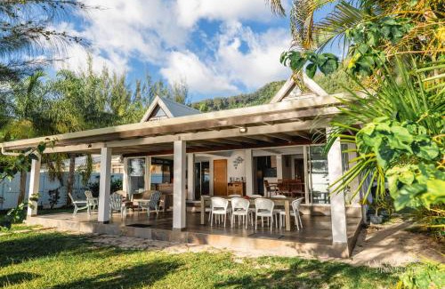 Moorea-Maiao Villa | Villa Vanaki - Beachfront Villa 4BR w AC