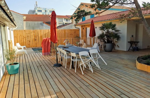 Mimizan-Plage Villa | Villa Vent d'Ouest - 120m from the beach - Swimming pool and sauna
