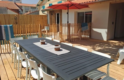 Mimizan-Plage Villa | Villa Vent d'Ouest - 120m from the beach - Swimming pool and sauna