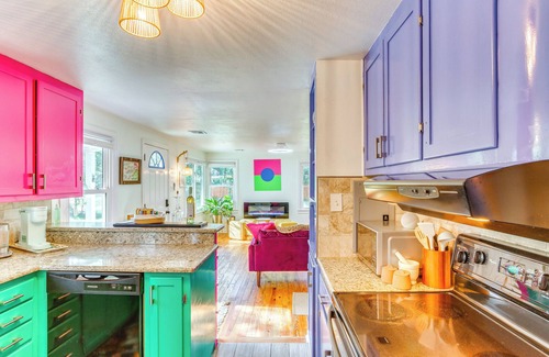 Westerly Heights Villa | Villa Villa Coola – Retro Tiki-inspired zen retreat w/Huge Private Yard