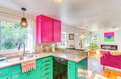 Westerly Heights Villa | Villa Villa Coola – Retro Tiki-inspired zen retreat w/Huge Private Yard