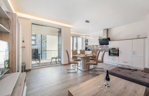 Binz Apartment | Villa Vogue apartment no. 11, 100 sqm, 2 bedrooms, balcony, max. 5 persons