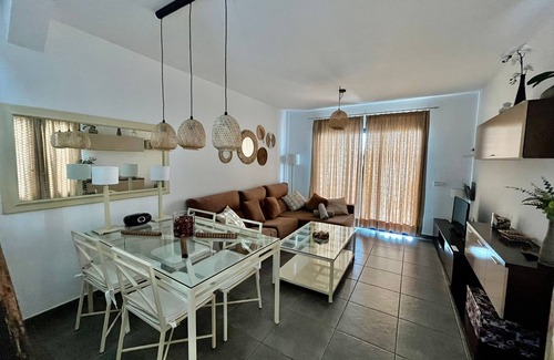 Playa Blanca House | Villa with 2 bedrooms in Puerto Marina Rubicon with private pool, sat and wifi