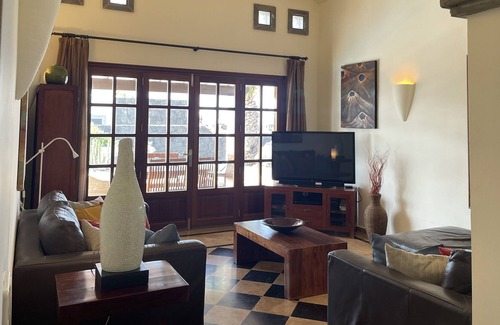 Playa Blanca Villa | Villa With Heated Pool, large private Patio, BBQ and a short walk to the coast