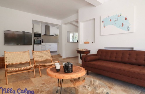 Binibeca Villa | Villa with NEW large private HEATED swimming pool, 3 min. walk to sandy beach