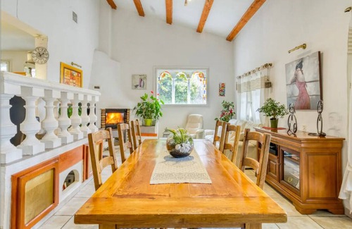 Greolieres Villa | Villa with pool and fireplace near sea and mountain.
