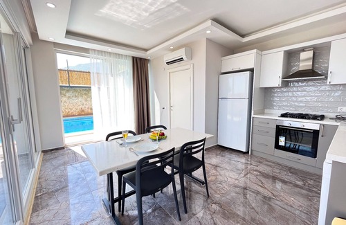 Kas Villa | Villa with Private Pool & Garden - All Rooms w/AC