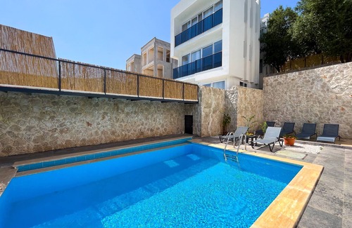 Kas Villa | Villa with Private Pool & Garden - All Rooms w/AC