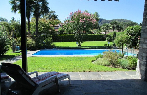 Magliaso Villa | Villa with swimming pool and large garden with double garage and parking space