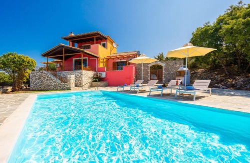 Mesovounia Villa | Villa Yeraki Large Private Pool Sea Views A C Wifi - 981