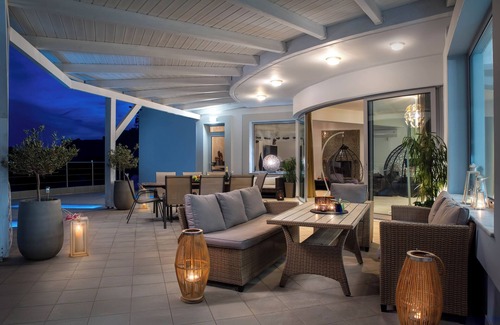 Kallithea Villa | Villa Zafira - Lux. Seaview Manor - Kallithea Hill