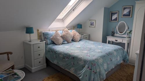 Newtown St Boswells House | Village life- Private Attic Suite - Living Room, Bedroom and Bathroom
