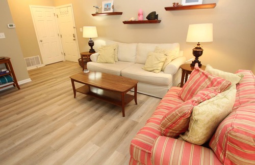 Villages of Five Points Condo | Village of Five Points, pet friendly condo!