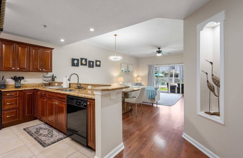 Butler Beach Condo | Villas of Ocean Gate #107 Beachside Pool View