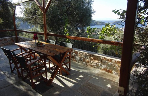 Skiathos Villa | VILLAS ZOE SKIATHOS - STONE VILLA, Luxury Newly Villas, spectacular sea views