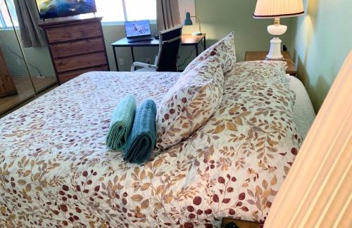 Hemet House | Vineyard Vista Suite with TV and private bathroom