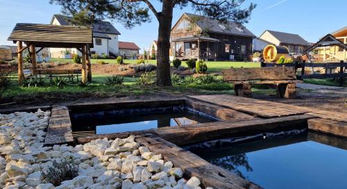 Miedzierza House | VIP VILLAGE Las Woda Rower - Podgrzewany Basen, Balia, Sauna