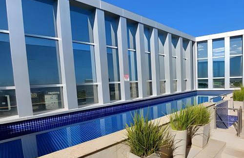 Setor Hoteleiro Norte Apartment | Vision, local nota 10! Academia, sauna e piscinas.