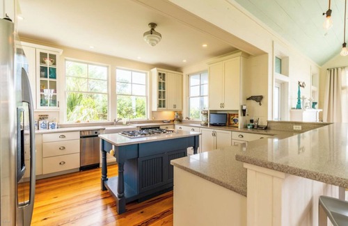 East Beach House | Visit Bald Head Island in March. Peaceful porches with stunning ocean view!