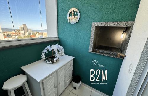 Itacolomi Apartment | Vista mar com piscina e churrasqueira