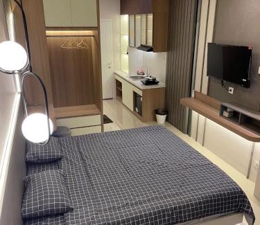 Surabaya Apartment | Vittorio Apartment Wiyung 1BR sby wifi smtv by ASH