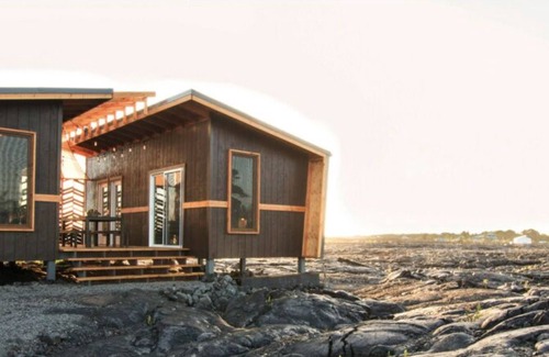 Kalapana Apartment | Volcano Escape Epic Tiny Home on Lava Field with Volcano Views