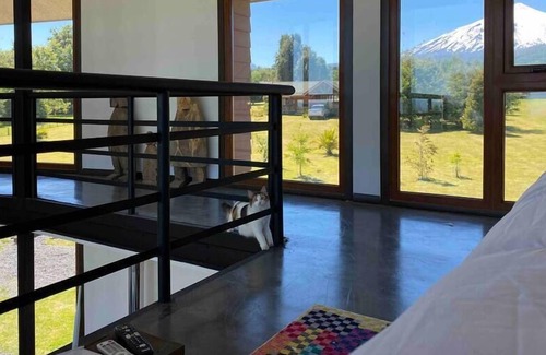Villarrica House | Volcano Retreat Ⅰ con vista al Volcán.