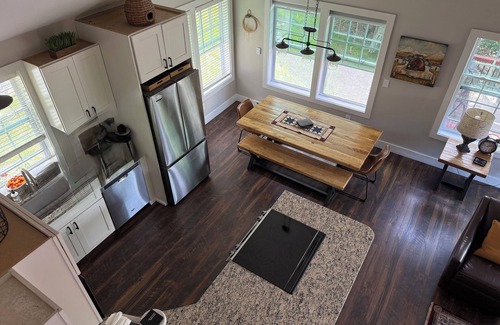 Charter Hills Cabin | Voted #1 new home on Beech, loft, views, hot tub, pets, private, decks & firepit