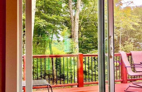 Charter Hills Cabin | Voted #1 new home on Beech, loft, views, hot tub, pets, private, decks & firepit