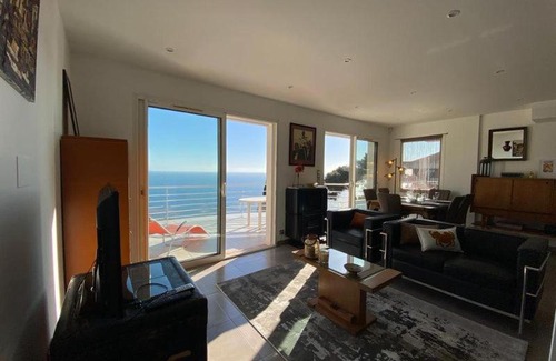 Cap d'Ail Apartment | Vue mer.Tranquilité.Cap d'Ail à 10 mn de MONACO