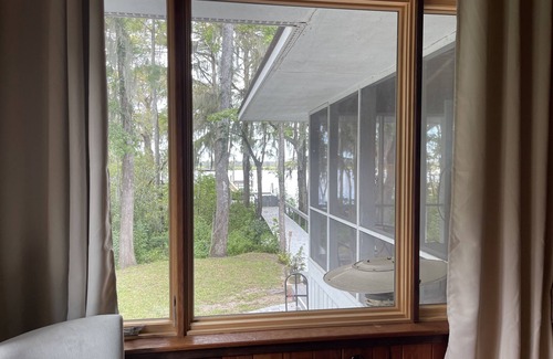 Pawleys Island House | Waccamaw River-front home with private dock and sweeping views! Family style gem