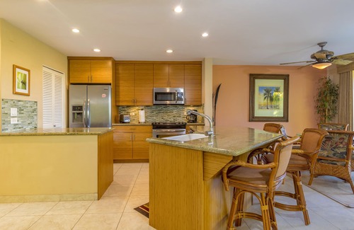 Wailea Condo | Wailea Ekahi #53-C Hawaiian Beachfront, AC throughout, Easy Pool Access, Wifi