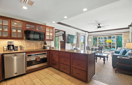 Wailua Condo | Waipouli Beach Resort B202 - Resort Pool, Waterslides, AC, & Steps to Beach Fun!