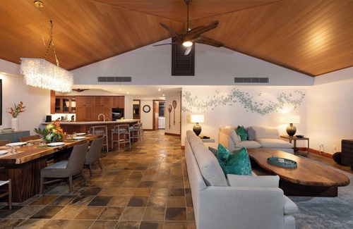 Kaupulehu Condo | Waiulu Villa at Hualalai Resort: Modern 3BR Villa w/Lanai, Golf Carts & Pool Ac