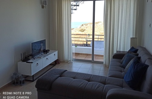 Bahceli Apartment | Wake up with unblocked seaview and mountain view - private stairs to the beach