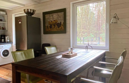 Oberhavel House | WALDHAVEL. Vacation home "WALDBLICK" on waterfront property. Vacation in nature.