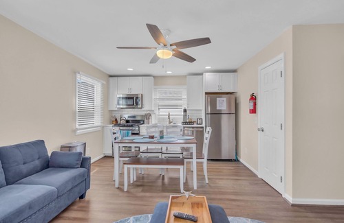 Seaside Heights Apartment | Walk 2 Beach, Outdoor Shower, Linens + Towels provided, Beach badges included