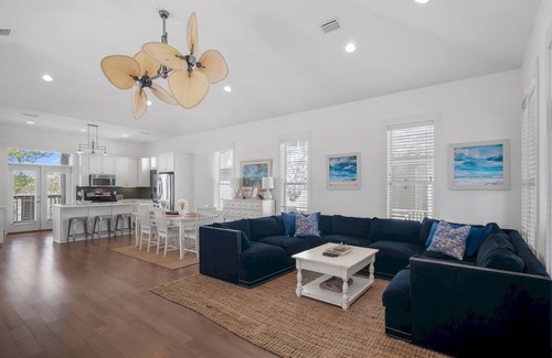 Seacrest Beach House | Walk or Bike to Everything! Private Beach Access! Resort Style Pool and Cafe!