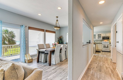Hershey Beach House | Walk to Beach: Home w/2 Decks in Galveston!