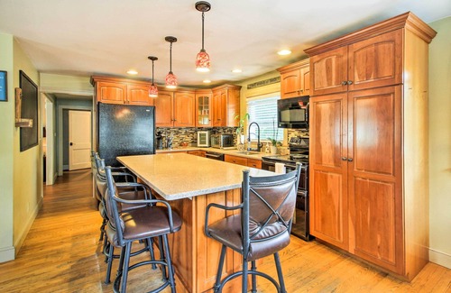 Old Orchard Beach House | Walk to Beach: Maine Home w/Hot Tub & Deck!