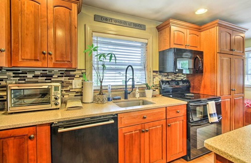 Old Orchard Beach House | Walk to Beach: Maine Home w/Hot Tub & Deck!