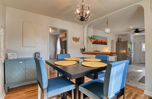Central Colorado Springs House | WALK to Downtown COS - Pet-Friendly, Fully Fenced Yard, Nintendo,Fire Pit & BBQ.
