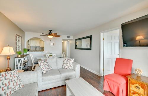Myrtle Beach Apartment | Walk to Family Kingdom, Ocean Myrtle Beach Condo!